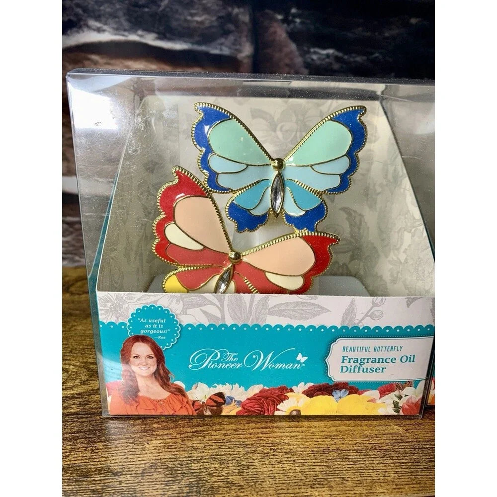 3 Pioneer Woman Bouquet, Butterfly, and Blue Bird Fragrance Oil Diffuser Lot
